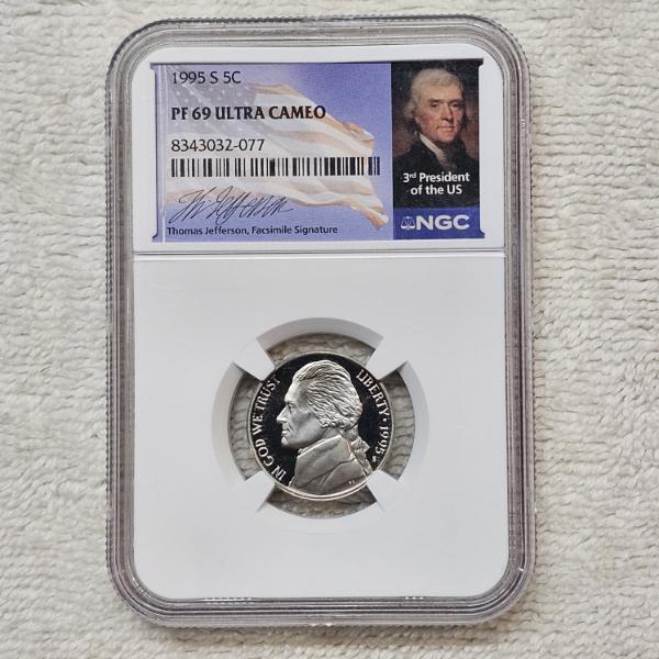 1995-S Jefferson Nickel NGC PF 69 Ultra Cameo