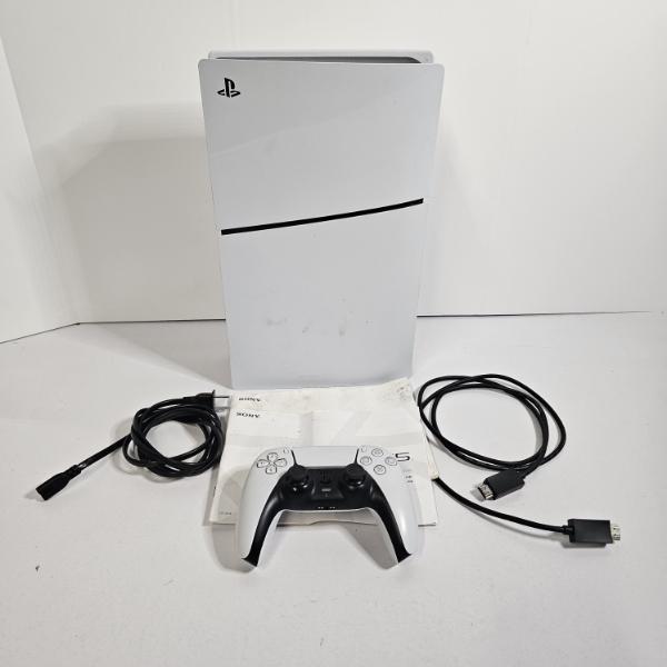 Sony PlayStation 5 Slim Disc Edition Gaming Console with DualSense Wireless Controller