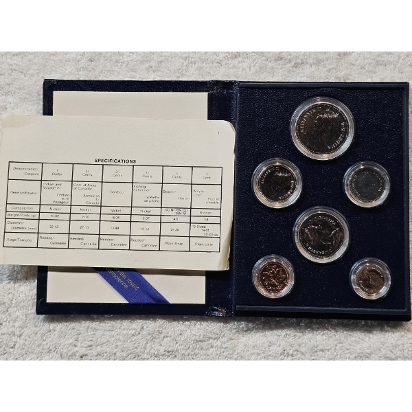 Set of 1982 Canadian Proofs - 6 Total with Specification Documentation