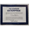 Image 3 : Star Trek - The Starship Enterprise - Pewter Replica (10") - Franklin Mint