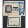 Image 1 : Portraits Of Liberty 1922-S Silver Peace Dollar & Statue Of Liberty Commemorative Stamp 