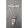 Image 3 : Tie Clip With Sterling Silver Gun - Sterling Weight: 7.3g