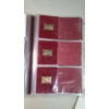 Image 1 : 22KT Golden Proof Replicas Of United States Stamps Binder With Some Stamps Inlcuded