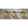Image 4 : *Pick Up At Mantua Home-No Shipping Available* Excellent Condition 4' Cream Color Shades With Brass 