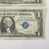 Image 5 : TWO United States Series 1957 A Blue Seal *STAR NOTES* $1 Silver Certificates - Face Value $2.00