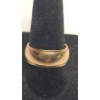 Image 1 : 14K Yellow Gold Domed Wedding Band - Size 7.5 - Weight: 7.3g