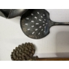Image 7 : Antique Kitchen Items - Pineapple Wooden Carved Bowl - Meat Tenderizer - Muffin Tray Pillsbury