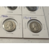 Image 3 : Lot of 4 Beautiful United States Silver Washington Quarters - $1.00 Face Value