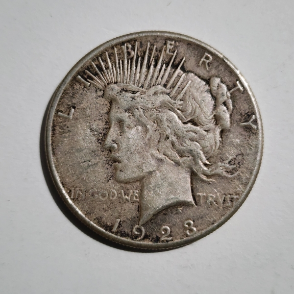 90% Silver United States 1923-S Peace Dollar ~ Silver Dollar Minted in San Francisco