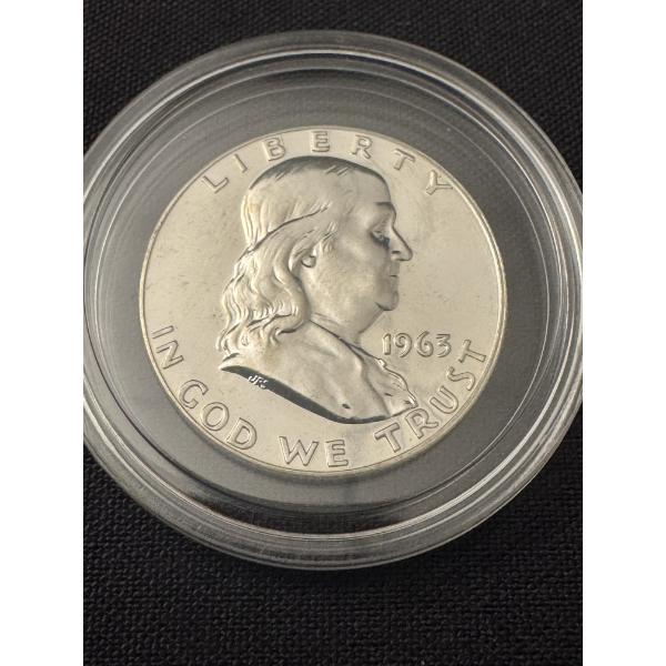 1963 United States Franklin Silver Half Dollar - High Grade Coin