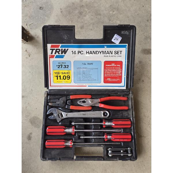 Home Improvement Tool Kit in Plastic Case