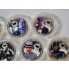 Image 3 : 10 Assorted BATMAN DC Comics Colorized Collectible Coins in Capsules