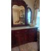Image 5 : Mahongany Matching Laadies Dresser, With Tri-Section Folding Sides Mirror. Excellent 