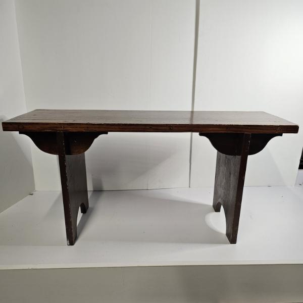 Antique Primitive Pine Nantucket Meetinghouse Bench (36x17)