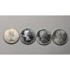 Image 4 : 1959, 1964 & 1965, 1966 Canadian 80% Silver 50 Cent Coins