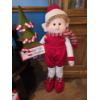 Image 2 : 12" Fiber Optic Santa, 33" Countdown Elf Plush Decor, & Santa Plush All Like New