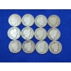 Image 2 : x12 Assorted Years 90% Silver Barber Dimes FV: $1.20
