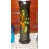 Image 2 : Art Glass / Pottery / Porcelain Group w/ Furnivals England Vase - Style Of Louelsa "Weller" 