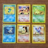 Image 1 : Six Assorted Vintage 1st Edition Pokemon Trading Cards 