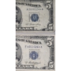 Image 2 : (4) Assorted Series United States $5 Silver Certificates - Face Value: $20.00