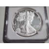 Image 2 : NGC PF70 ULTRA CAMEO GRADED 2007-W Silver 1 Oz American Eagle Round ~ Minted At West Point Mint! 