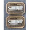 Image 1 : Two Norfolk Southern Roanoke Car Shop 1994 15,000th Rebody Car Belt Buckles