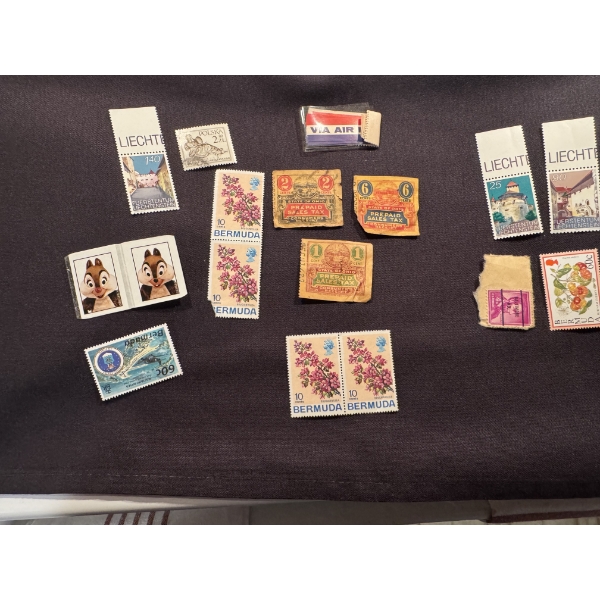 Vintage Ohio Prepaid Sales Tax Stamps & Postage Stamps Lot