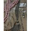 Image 5 : Lot of Costume Jewelry - Necklaces - Watch -Gorgeous Butterfly Necklace in Case - Pink Pearls