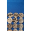 Image 8 : Tube Of (20) 1 ADVP Ounce .999 Fine Copper Rounds With Assorted Motifs