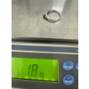 Image 7 : Beautiful 14k White Gold Diamond Ring 1.8g, Ring Size 8
