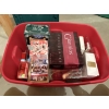Image 13 : *Pick Up At Mantua Home-No Shipping Available*  - Red Tote Full of Christmas Items - Decorations