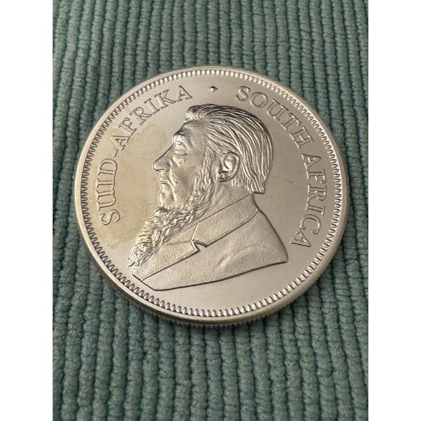 2023 Krugerrand .999 Fine Silver One Ounce Round Coin - Excellent Condition