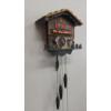 Image 6 : Vintage Made In Germany Village Scene Cuckoo Clock With 3 Weights