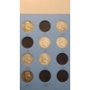 Image 10 : Franklin Half Dollars 1948-1963 Whitman Coin Folder With (13) Silver Franklin Half Dollars -FV $6.50