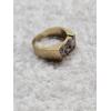 Image 4 : 14K Yellow Gold Men's "REM" Initial Ring (Size 9) featuring Round Cut Diamonds and Rubies 12.7g