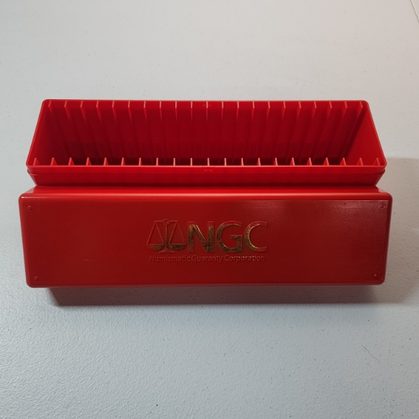 NGC Red Coin Slab Holder - Holds 20 Standard NGC Slabs 
