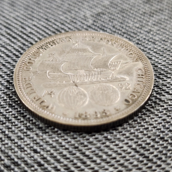 United States 1893 Columbian Half Dollar from World's Columbian Exposition Chicago