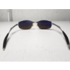 Image 4 : Polarized Oakley Wire Frame Sunglasses Blue/Purple Lenses Chrome Silver Frame - With Microfiber Bag