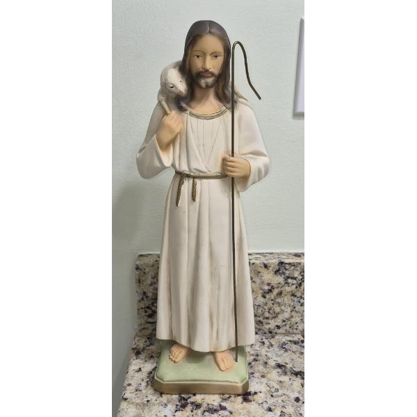 PICKUP IN NORTHFIELD - 16" Porcelain Jesus Statue Exc Condition - See Pics