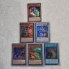 Image 1 : Yu-Gi-Oh! 6-Card Lot - ALL HOLO!!! - ALL 1ST EDITION!!! with Pokemon Sleeves - (see pics)