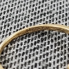 Image 5 : 14K Yellow Gold Ring Ft. Clear Center Stone ~ Size 6 ~ Weighs 1.5 Grams Total