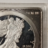 Image 4 : 2 Troy Ounces .999 Fine Silver 35th Anniversary of Silver Eagle Coin With 2021 American Silver Eagle