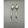 Image 1 : Oneida Heirloom Sterling Silver Spoons - 61.8 Grams