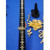 Image 7 : Assorted Gold-Tone Costume Jewelry: Rings, Pins, Pendant