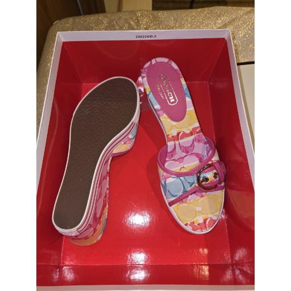 New In Box Size 6.5 Coach Wedges