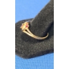 Image 2 : 10K Gold Ring With Multi-Colored Stones - Size 10 - Weight: 2.3g