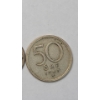 Image 3 : 1909 Belgium Leopold II 50 Centimes 83.5% Silver Coin & 1949 Swedish 50 öre 60% Silver Coin 