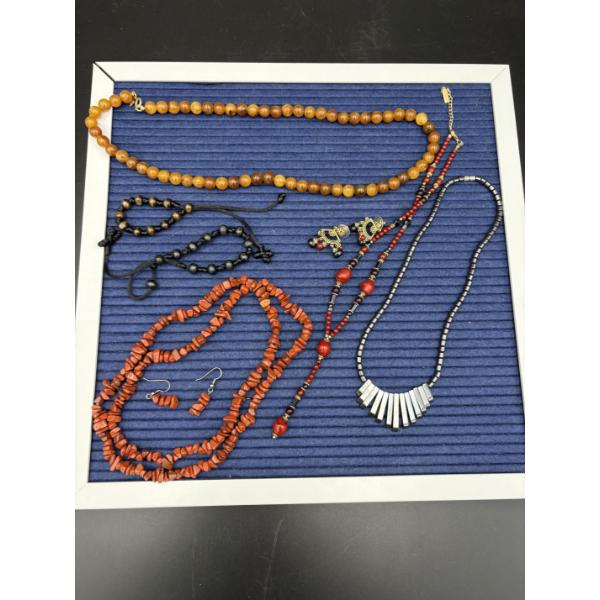 Beautiful and Unique Costume Jewelry - 4 Necklaces - Necklace & Earring Sets (2) 