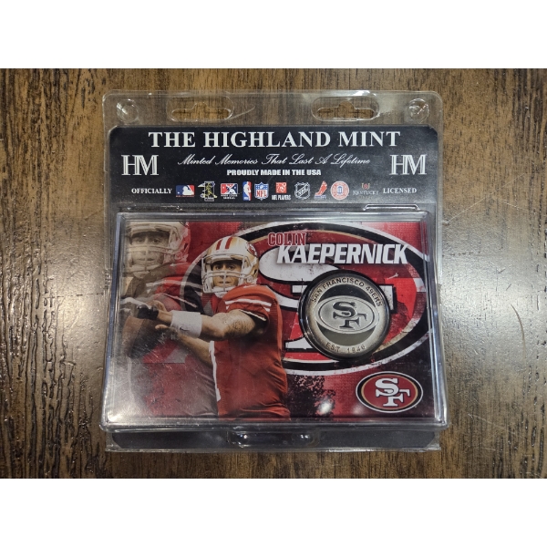 Sealed The Highland Mint Colin Kaepernick Coin