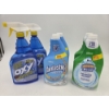 Image 1 : Two 32oz Fantastik, & Two 32oz Scrubbing Bubbles Bleach Cleaner & Two Oxy 32ox Spray